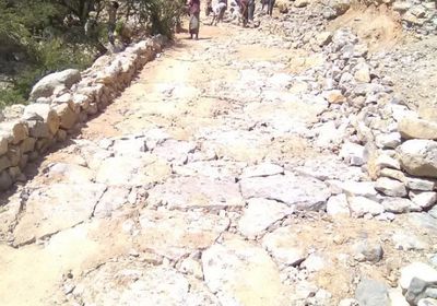 تعثر الجهود الأهلية لشق طريق "يناف" بحيد ردفان