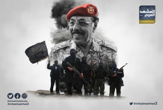  نفوذ محسن الأحمر في الشرعية.. جنرال عجوز يرعى الإرهاب