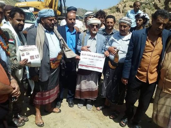 افتتاح المرحلة الثانية من إنشاء طريق ضيك بيافع