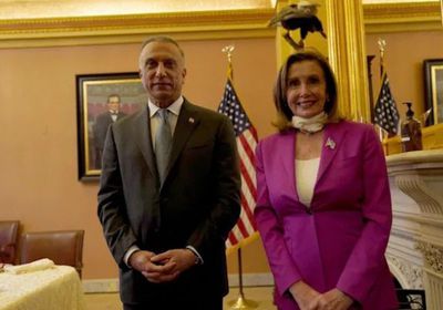 الكاظمي يلتقي برئيسة مجلس النواب الأمريكي