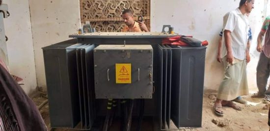 استبدال محول كهرباء محترق بالمنصورة