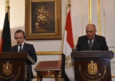  مصر وألمانيا تُشددان على أهمية استعادة أمن ليبيا ووقف التدخلات