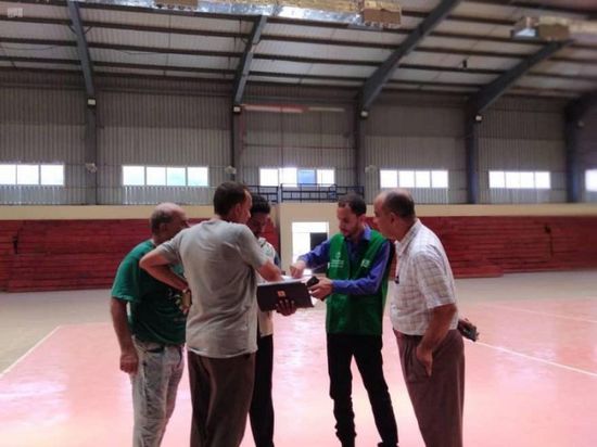 بدء تأهيل صالة "الشهيد مثني" في عدن