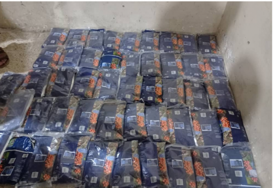 ضبط 48 كيلو حشيش في دوفس بأبين قبل تهريبها لعدن (صور)