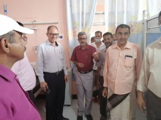 جولة تفقدية لـ "الصحة العالمية" في "ردفان العام"