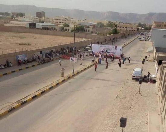 فعالية قوى الاحتلال في سيئون "بلا مؤيدين"