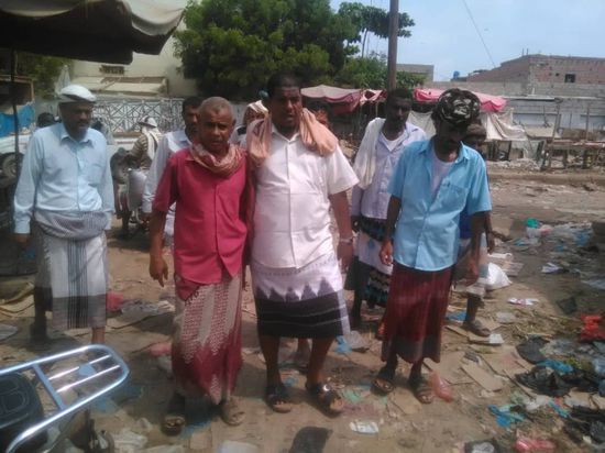 تنفيذية انتقالي أبين تطالب بنظافة سوق الأسماك