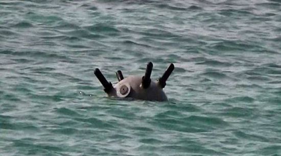 التحالف يرصد لغمًا بحريًا حوثيًا بالبحر الأحمر