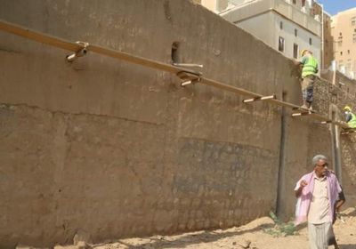 ترميم منازل مدينة شبام التاريخية في حضرموت