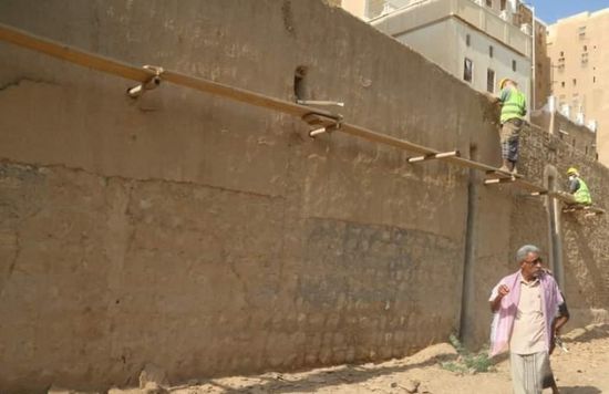 ترميم منازل مدينة شبام التاريخية في حضرموت
