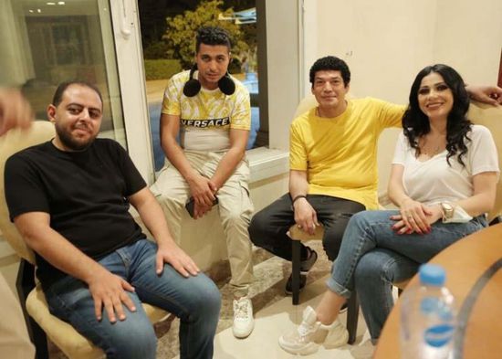 باسم سمرة ومنذر رياحنة يودعان فريق عمل "ساعة شيطان"