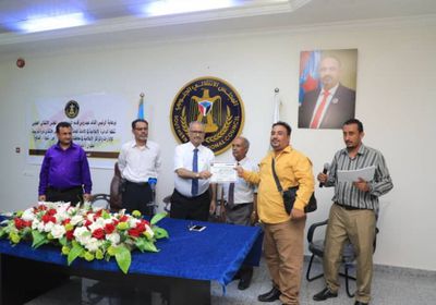 "إعلامية الانتقالي" تختتم دورة التقارير التلفزيونية (صور)