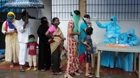  ارتفاع حالات الإصابة بفيروس كورونا في الهند إلى 3.691.166 إصابة