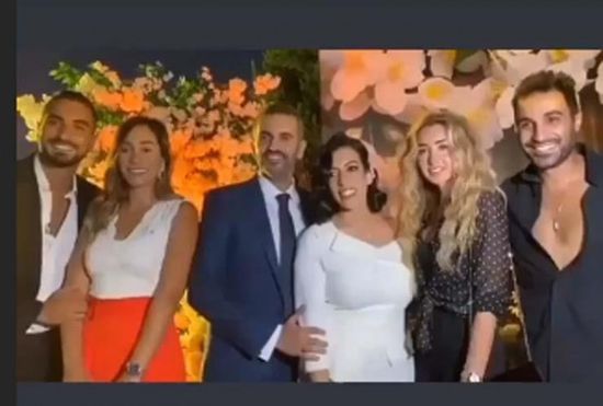 نجوم الفن يحتفلون بعقد قران ابنة شقيقة جمال العدل (صور وفيديو)