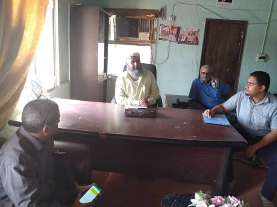 خلال زيارته المديرية.. وفد الإنقاذ الدولية يستعرض مشروعاته بردفان