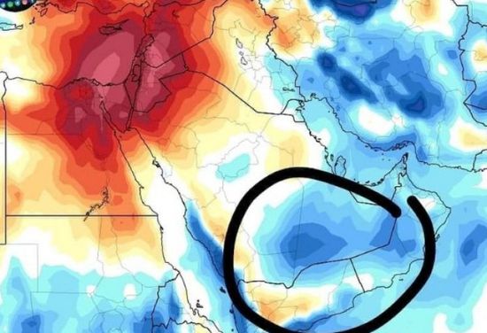 كتلة هوائية باردة تؤثر على المناطق الساحلية