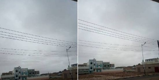 أمطار متفرقة على غيل باوزير