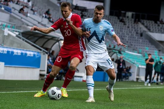 سلوفينيا تهزم مولدوفا بهدف في دوري أمم أوروبا