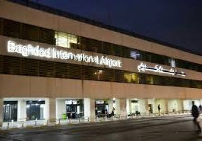  اللقطات الأولى لسقوط 3 صواريخ كاتيوشا على مطار بغداد