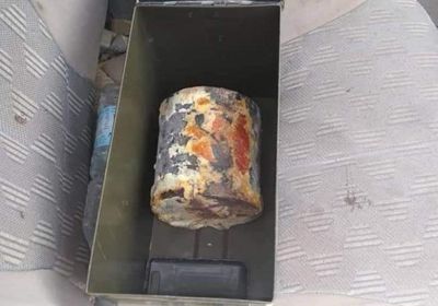 بالصور.. إحباط تهريب عبوة ناسفة إلى العاصمة عدن