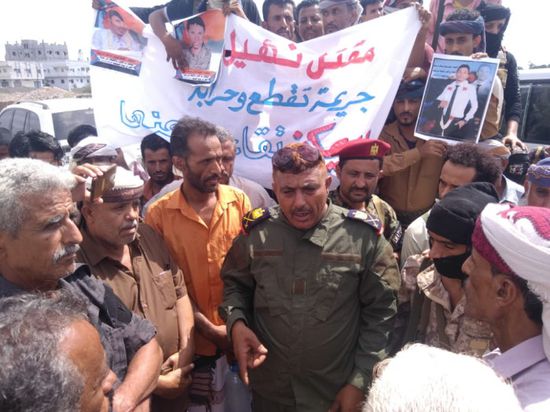 أهالي ردفان يطالبون بسرعة القصاص من قتلة الشهيد نهيل