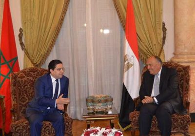 وزير الخارجية المصري ونظيره المغربي يبحثان مستجدات الأزمة الليبية