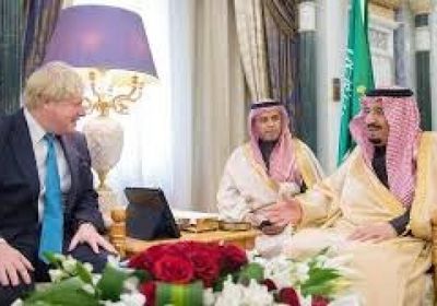  الملك سلمان يبحث مع جونسون أعمال دول مجموعة العشرين