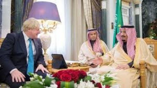  الملك سلمان يبحث مع جونسون أعمال دول مجموعة العشرين