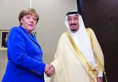  الملك سلمان يبحث مع المستشارة الألمانية جهود مجموعة العشرين