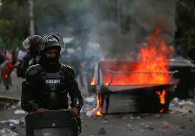 احتجاجات في كولومبيا عقب مقتل مواطن على يد شرطي
