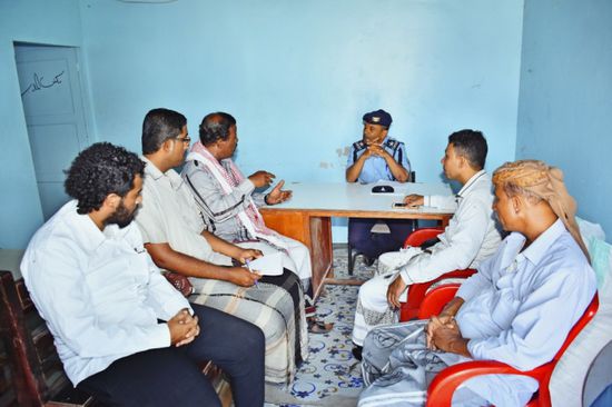 اجتماع ثلاثي لتقييم حركة السير في غيل باوزير