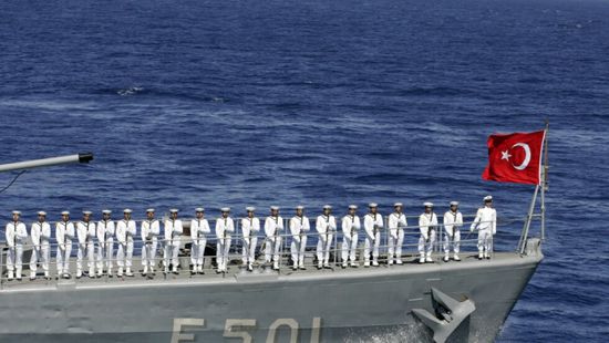 مناورات بحرية تركية بالذخيرة الحية شرقي المتوسط من 12 إلى 14 سبتمبر