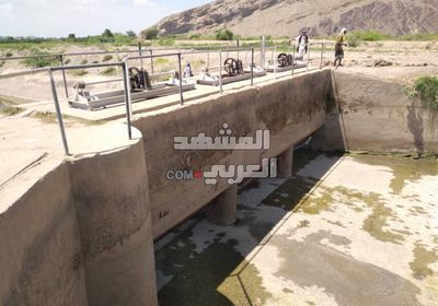 جسور دلتا أبين مهددة بالانهيار أمام السيول (صور)