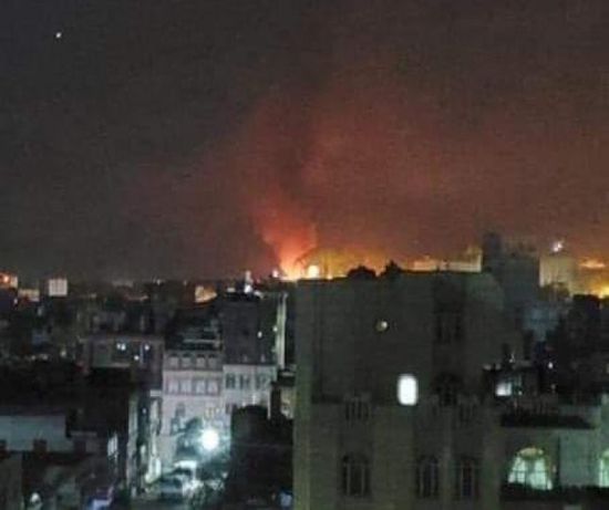 التحالف يقصف ورش عسكرية للحوثيين بصنعاء