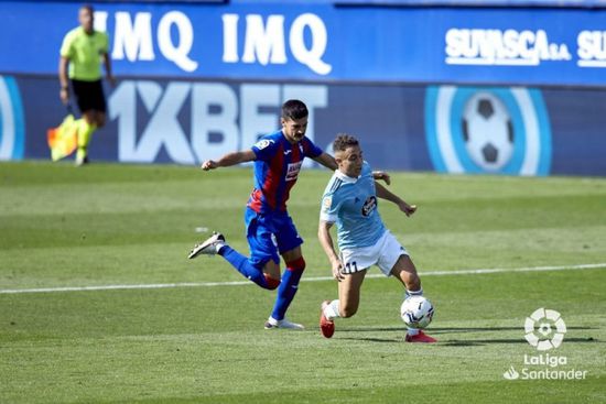 التعادل السلبي يخيم على مباراة إيبار وسلتا فيجو في الدوري الإسباني