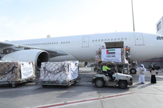  الإمارات تُرسل طائرة مساعدات طبية إلى العراق