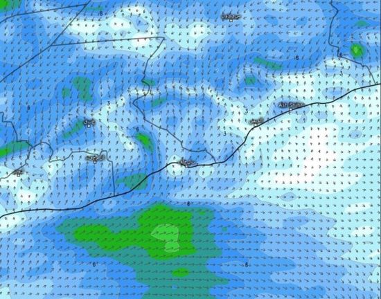 الأمطار تضرب مرتفعات حضرموت وشبوة