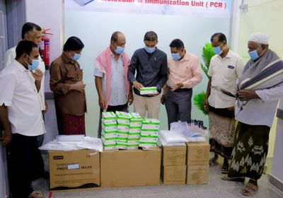 3 مرافق صحية تتلقى معدات وقاية من "انتقالي سيئون"