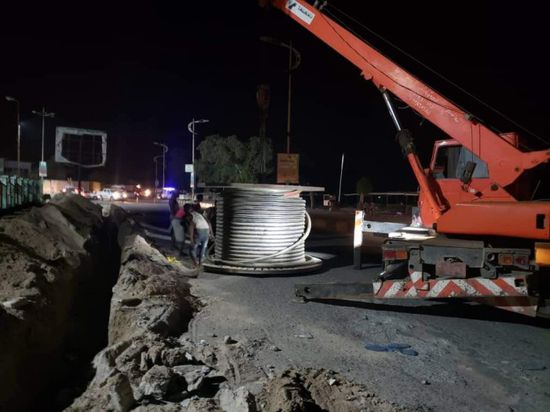 استبدال كابل ضغط عالي في البريقة