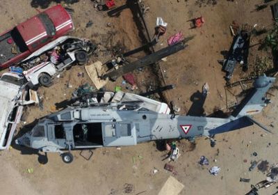 سقوط مروحية أمريكية في الحسكة بسوريا