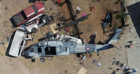 سقوط مروحية أمريكية في الحسكة بسوريا