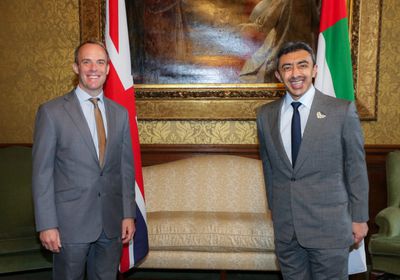 الإمارات وبريطانيا تبحثان الملفين اليمني والإيراني