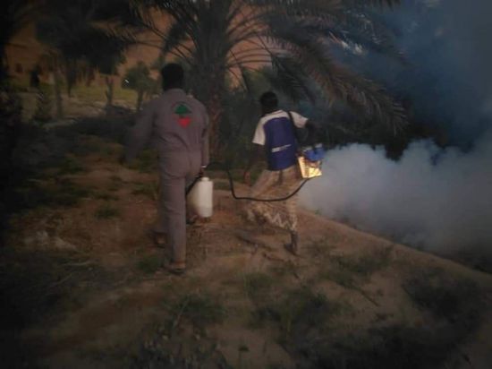 حملة لمكافحة تفشي الأوبئة في غيل عمر العرض