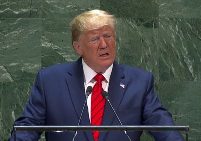 ترامب: نعمل على وضع حد لانتشار الإرهاب ووقف البرنامج النووي الإيراني