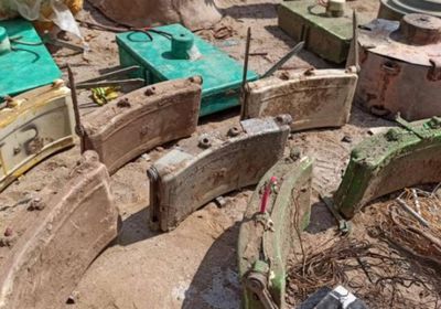 نزع شبكة ألغام حوثية من قرية الحمينية بحيس