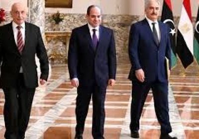 بالتفاصيل.. لقاء الرئيس المصري بقائد الجيش ورئيس مجلس النواب الليبيين