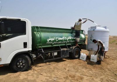 في أسبوع.. ضخ 760 ألف لتر مياه لمديريات حجة
