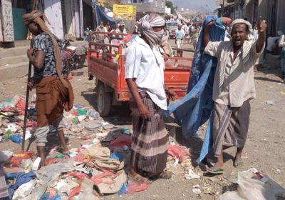 حملة لتنظيف سوق المسيمير بلحج