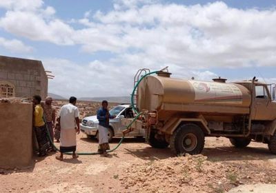 "سقيا" الإماراتية تطفئ ظمأ قرى غرب سقطرى