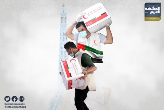 مساعدات الإمارات تغيث البطون الخاوية (إنفوجراف)